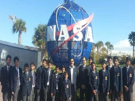 The team returned from NASA Birla Vidya Mandir
